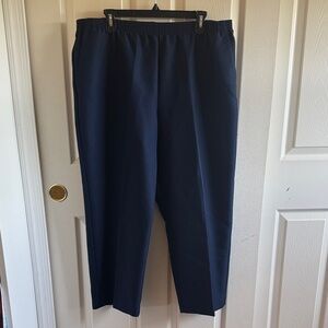 Alfred Dunner Women’s  Navy Slacks